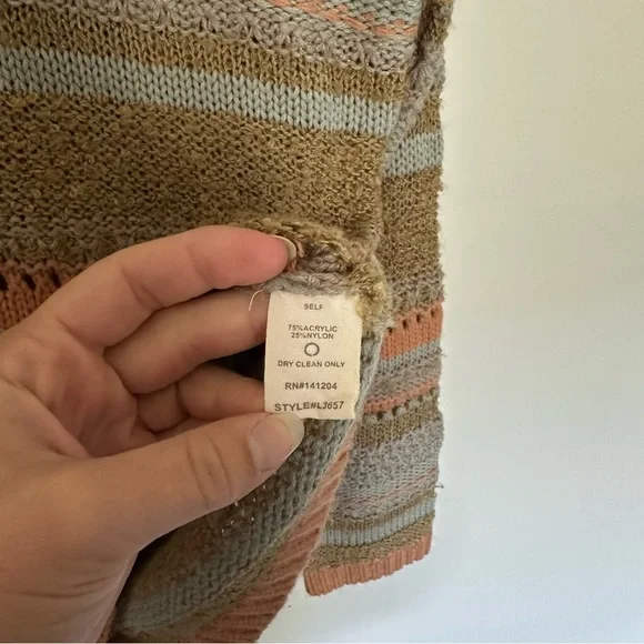 HEM & THREAD Striped Multicolor Sweater - Picture 4 of 5